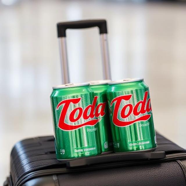 Soda kutularını kontrol eden bagajda paketleyebilir misin